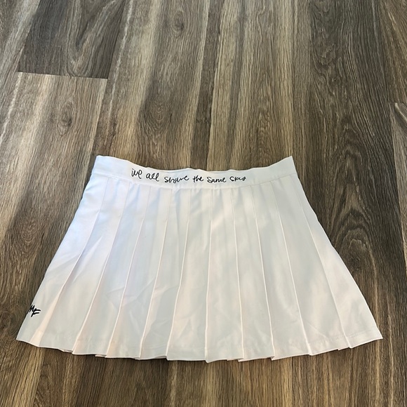 Mayfair Dresses & Skirts - Mayfair the Label White Athletic Mini Skater Skirt with Pleats